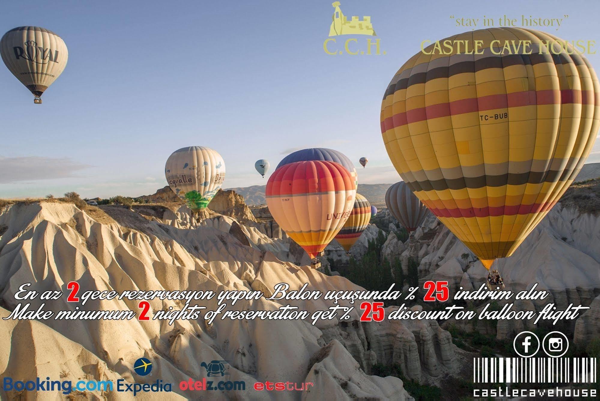Castle Cave Hotel Göreme Zewnętrze zdjęcie